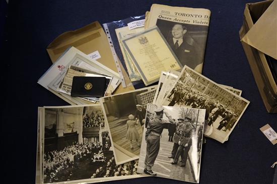 An interesting collection of Royal ephemera, 1930s to 1950s